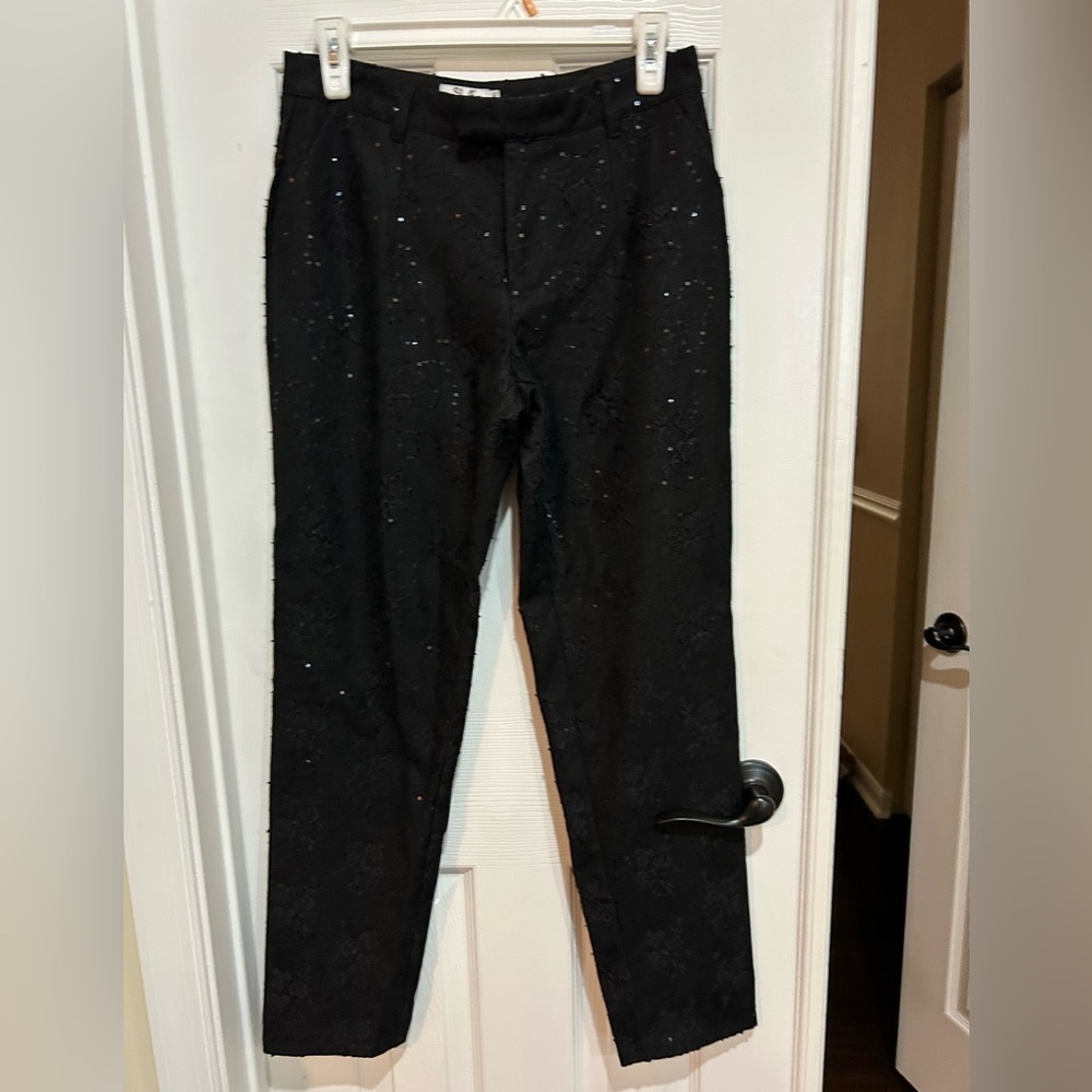 SLA The Label Black Sequin Trousers XS